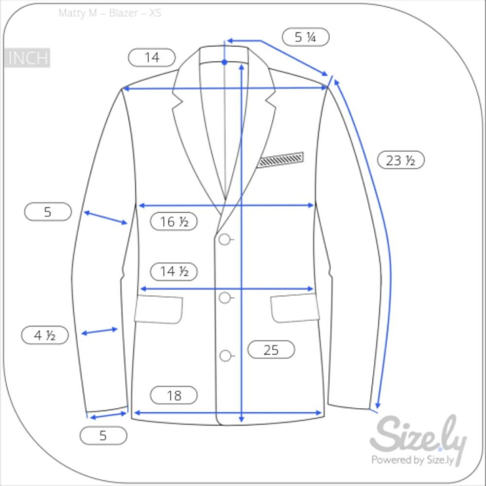 Matty M Dark Green Blazer - Picture 8 of 8